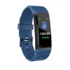 ID115 Plus Smart Bracelet Screen Bracelet Sports Watch Fitness Running Tracker Heart Rate Pedometer Blood Pressure Smart Wristband