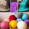 Moda Ręka Dziewiarska Chunky Merino Wełna Koc Gruba Duża Przędza Roving Przędza Dzianiny Koc Ciepła Rzuć Sofa Koce Koce 201109