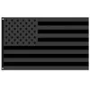 3x5ft Noir American Drapeau Polyester No Quarter se donnera USA USA Historical Protection Bannière Drapeaux 90 * 150cm Fournitures de fête de fête en plein air intérieure double facettes
