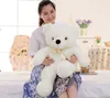 30cm 50cm Bow Slips Teddy Bear Toy Lysous docka, Inbyggd LED Färgglada Funktion Alla hjärtans dag Present Barnens plysch DHL