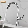 Xoxo Kuchenta Kuchnia Wyciągnięta zimna i gorąca chromowa Kuchnia Kanał Pojedynczy uchwyt 360 stopni Mikser Water Tap Torneira Cozinha 83037 T200424