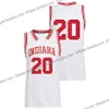 Maglia personalizzata Indiana Hoosiers NCAA College Reverse Retro Jersey Trayce Jackson-Davis Hulls Victor Oladipo Yogi Ferrell Cody Zeller Trey Galloway Race Thompson Kopp