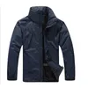 Mens Jacket Spring Jacket Windbreaker Hoodie Zipper Mode Hooded Jackor Coat Outdoor Sport Face Plus Size Herrkläder