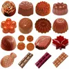 Polykarbonatchokladformar 3D -choklad godisstänger formar bricka polykarbonat plastform blommor bakning bakverk bageri verktyg t2188r