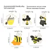 곤충 꿀벌 에나멜 브로치 핀 여성을위한 패션 드레스 코트 셔츠 Demin 금속 브로치 핀 배지 프로모션 선물 2021 새로운 디자인