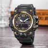 Ny Top Relogio G100 Men's Sports Watches LED CHRONOGRAPH WRISTWATCH Military Watch Digital Watch Good Gift for Dropshippi238y