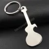 Metal Musical Instruments Guita Garrafa Abridor Chave Chave Simples Verão Cerveja abridores Keychain Bar Mão Ferramenta Moda