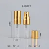 2021 Groothandelsprijs Mini Spuiten Fles Transparante Fine Mist Cosmetics Parfum Container 2ml 2.5ml 3ml