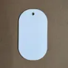 Blank White Sublimation Pendant Heat Thermal Transfer Printing Ornament DIY Customized Home Decora52a222947252