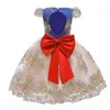 Новые рождественские платья детские платья для девочек платье принцессы на день рождения вечерние платья для вечеринок детская одежда Вестидос