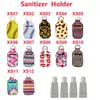 30ML Sublimatie Blanco Neopreen Perfume Fles Houder SBR Lege Hand Sanitizer Flessen Set Wit Houders Sleutelhanger Gift Party Gunst FY4285