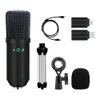 USB-Kondensatormikrofon-Set, Karaoke-Mikrofon, Studio-Mikrofon für Telefon-Live-Übertragung, Online-Chat-Aufzeichnung
