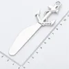 Океанская вечеринка пицца нож животных морской якорь якорь сердца в форме металлического масла ножи творческие свадьбы сувениры KKD3594