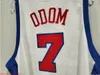 Campeón cosido personalizado Lamar Odom 7 Jersey XS-6XL Camisetas de baloncesto para hombre Hombres Mujeres Jóvenes