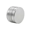 Tobak Spice Dry Herb Grinder High-End Röktillbehör 40/50 / 55mm 6 Färger 3 lager Aluminium Alloy Metal Crusher OEM Anpassad logotyp