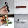 Polished Quartz Gemstone Tobacco Pipe Massage Stick Shaped Natural Crystal Stone Filter Cigarette Pipes Smoking Handpipe Colorful 30ry E1