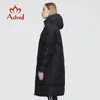 Astrid Winter Womens Coat Women Women Long Warm Parka Fashion Jacket com capuz Biodown Feminino Design 7042 201027