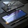 Für Samsung Galaxy HINWEIS 20 Ultra S20-Metallmagnetische Glasplay-Abdeckung für iphon12 Mini 12PRO max