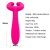 G-spot 3 motores dildo vibrador brinquedos sexuais para mulheres homens adultos casais anal vagina dupla penetração clitóris pênis estimulador de brinquedo 201216