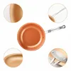 Yeni Alüminyum Yapışmaz Kızartma Tavası Sert Anodize Tencere Omlet Fry Pan için Mutfak-30 201223
