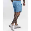 Men Sports Shorts Summer Muscle Muscleout Outdoor Running Running Lace-Up Ci-of Pocket Training Split 220312