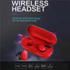 防水携帯用DT-1 TWSイヤホンワイヤレスBluetooth 5.0 In-EarbudsステレオサウンドマイクマイクマイクオートペアリングヘッドホンiPhone用