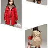 Spring Girls Clothes Fashion Outerwear England Style Children'S Clothing Long-Sleeved Cardigan Vintage Coats New Classic Trench LJ201125