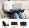 Lap Desk - Past tot 17 inch MacBook met kussen kussen, thuiskantoor laptop staan ​​op bed en bank, gebruikt als schrijf tekening, telefoon tablet slot, apparaat richel, pennenhouder