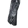 2020 Black Floral Paisley Tuxedos British Style Dîner Veste châle sur mesure Slee Slim Fit Blazer Blazer pour 4142186