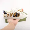 2023 Designer Luxury Casual Shoes Mens Women Sneakers Loafers White ACE Embroidery Bee Tiger Head Snake Chaussures Decontractees Trainers Scarpes with Box