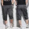 Heren Shorts 2021 Mode Mens Soldaten Cargo Leger Tactische Mannen Katoenen Losse Werk Casual Korte Broek