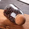 Depolama Şişeleri Kavanozlar Ball Cork kurşunsuz cam şişe tankı kapalı kuru meyve tahılları şeffaf kahve içeriyor1