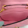 borsa a tracolla in rilievo goffrata in pelle di pecora di alta qualità 3D da donna mini catena vintage di design piccola borsa baguette p248R