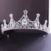 2021 Nieuwe Vintage Barokke Bruids Tiara Accessoires Prom Hoofddeksels Prachtige Sheer Kristallen Bruiloft Tiara 'S En Kronen 1922