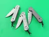 High End Small Folding Knife VG10 Damascus Steel 58HRC Blade CNC Titanium Alloy Handle EDC Cutting Tools