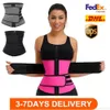 Anpassen Logo Frauen Körper Taille Shaper Schlank Schlankheitsgürtel Neopren Schweiß Shapewear Tonte Muskeln Band Taille Wrap Korsett