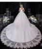 2022 Nowa Rura Główna Suknia Ślubna Bride French Trailing Starry Sky Dress Mori Super Fairy Dream