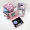 Lash Tweezer Eyeliner Buch Großhandel Glitter Packing Box Fashine Schönheit leeres Buch Private benutzerdefinierte Bandpaket