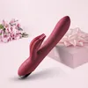 Vibrator G-spot 10 Speed USB Rechargeable Powerful Dildo Rabbit Vibrator for Women Clitoris stimulation Massage Adult sex toys 201214