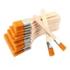 High Quality Nylon Paint Brush Different Size Wooden Handle Watercolor Brushes For Acrylic Oil Painting School Art Supplies WLY BH4532