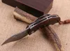 6,1 tum Damaskus Pocket Folding Kniv VG10 Damascuss Steel Drop Point Blade Rosewood + Stålplåt Hantera EDC Knivar med presentträ låda