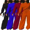 Kadınlar Kalın Iki Parçalı Setleri Güz Kış Giyim Uzun Kollu Hoodies + Geniş Bacak Pantolon Kıyafetler Siyah Eşofman S-2XL Jogger Suit 3849