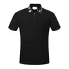 2020 Italy Mens Designer Polo Shirts Man High Street Embroidery Garter Snakes Little Bee Printing Brands Top Quality Cottom Clothing Tees