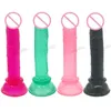 Nxy Sex Products Dildos Thierry Flexible Realistic Anal Dildo Plug Butt Small Penis with Suction Dick Cock Dong Adult Toys for Women 1227