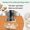 Commercial Breakfast Soymilk Maker Slag Slurry Separazione automatica Raffinatore ad alta potenza senza filtro