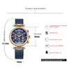 Beloning Top Brand Dames Horloges Waterdichte Mode Casual Quartz Chronograaf Dames Luxe Horloge Damesklok Relogio Feminino 201118