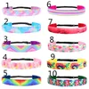 Gradient Tie-Dye Wstbonowa Opaska Kobiety Dzieci Dzieci Rainbow Hair Band Warps Casual Sports Skidproof Headwrap Akcesoria Sale E120409