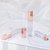 4ml lip gloss bottle with rose gold cap, empty lipgloss tube, high grade DIY lipgloss packing container fast shipping