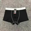 Mens Boxers Clássico Underpants Carta Clássica Shorts Underwear Respirável Casual Confortável Esportes Calças curtas