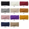 Vinter Keep Warm Knitting Headband Kvinnors Woolen Garn Hårband Utomhus Sport HeadweartThickened Yoga Head Band Party Favor T9i00875